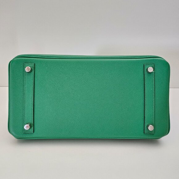 SOLD Hermes Birkin 30 Epsom Leather Cactus Green - Picture 5 of 16